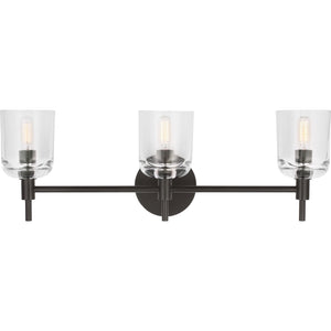 Hartley 3 - Light Vanity Aged Iron - Visual Comfort Wall Lights