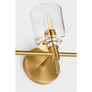 Hartley 3 - Light Vanity Aged Iron - Visual Comfort Wall Lights