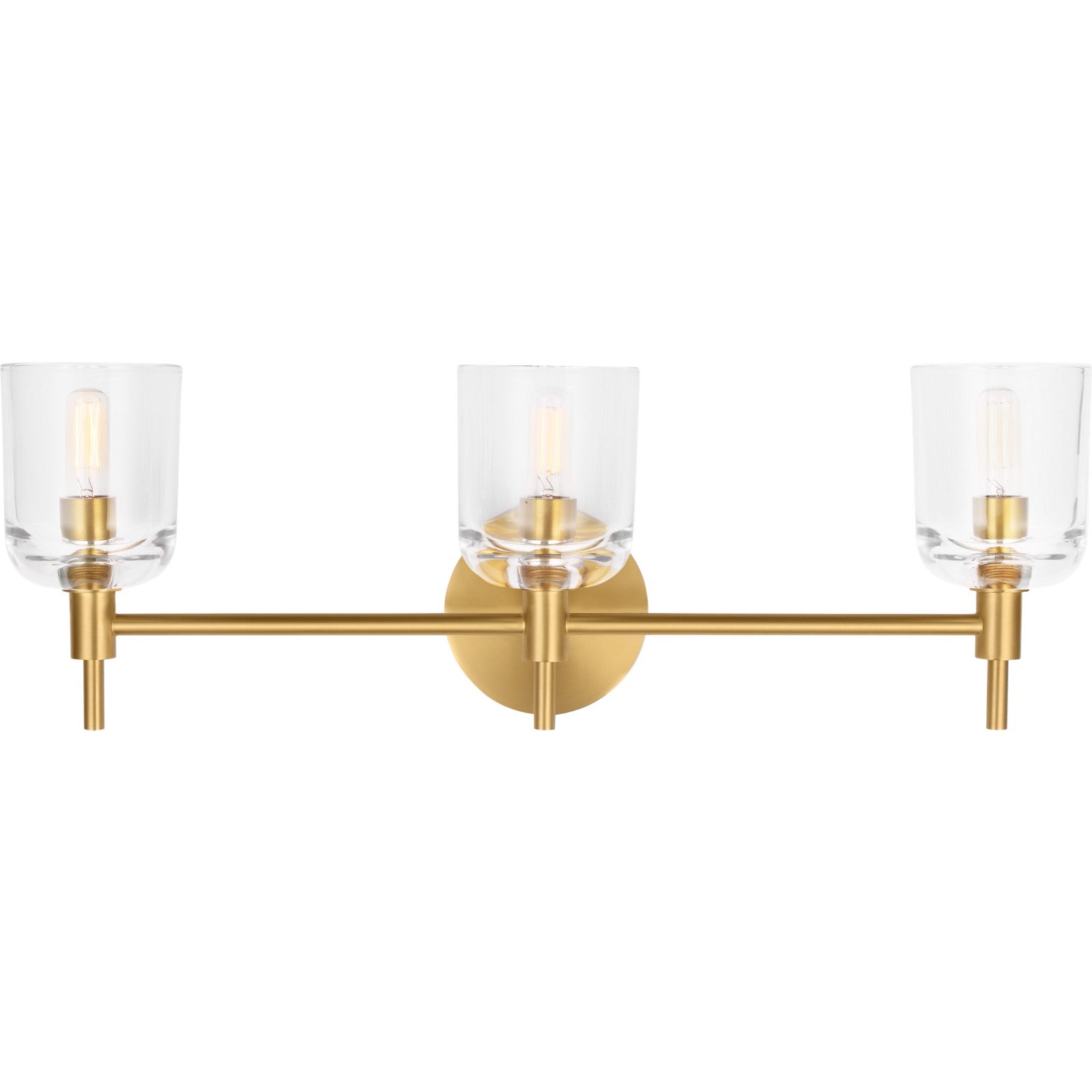 Hartley 3 - Light Vanity Aged Iron - Visual Comfort Wall Lights