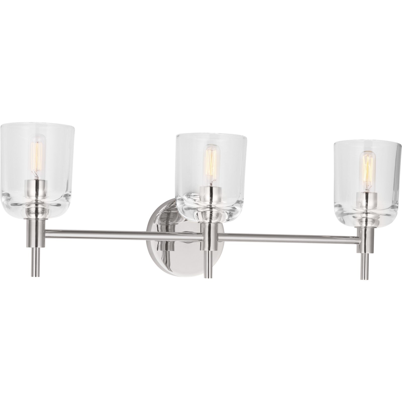 Hartley 3 - Light Vanity Aged Iron - Visual Comfort Wall Lights