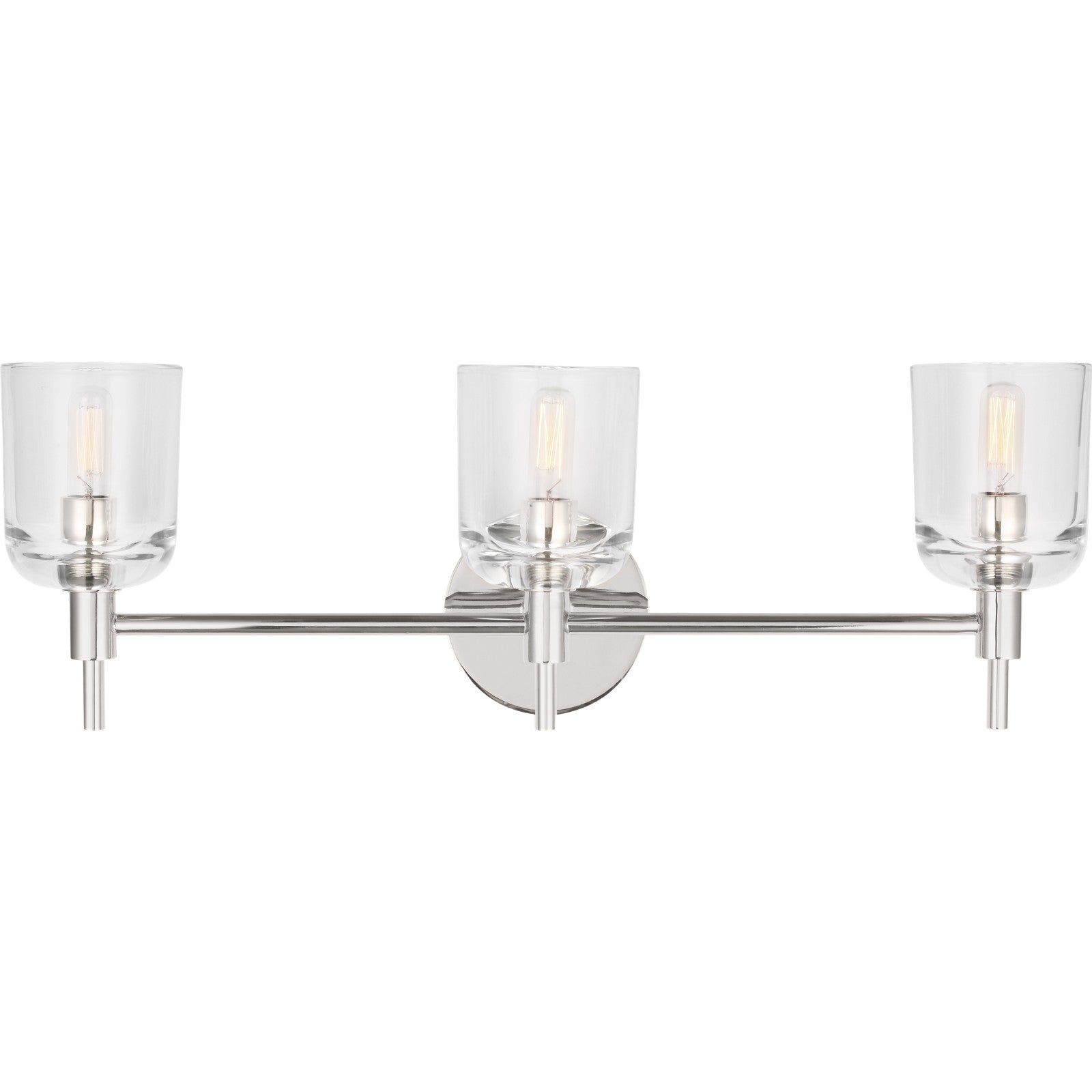 Hartley 3 - Light Vanity Aged Iron - Visual Comfort Wall Lights
