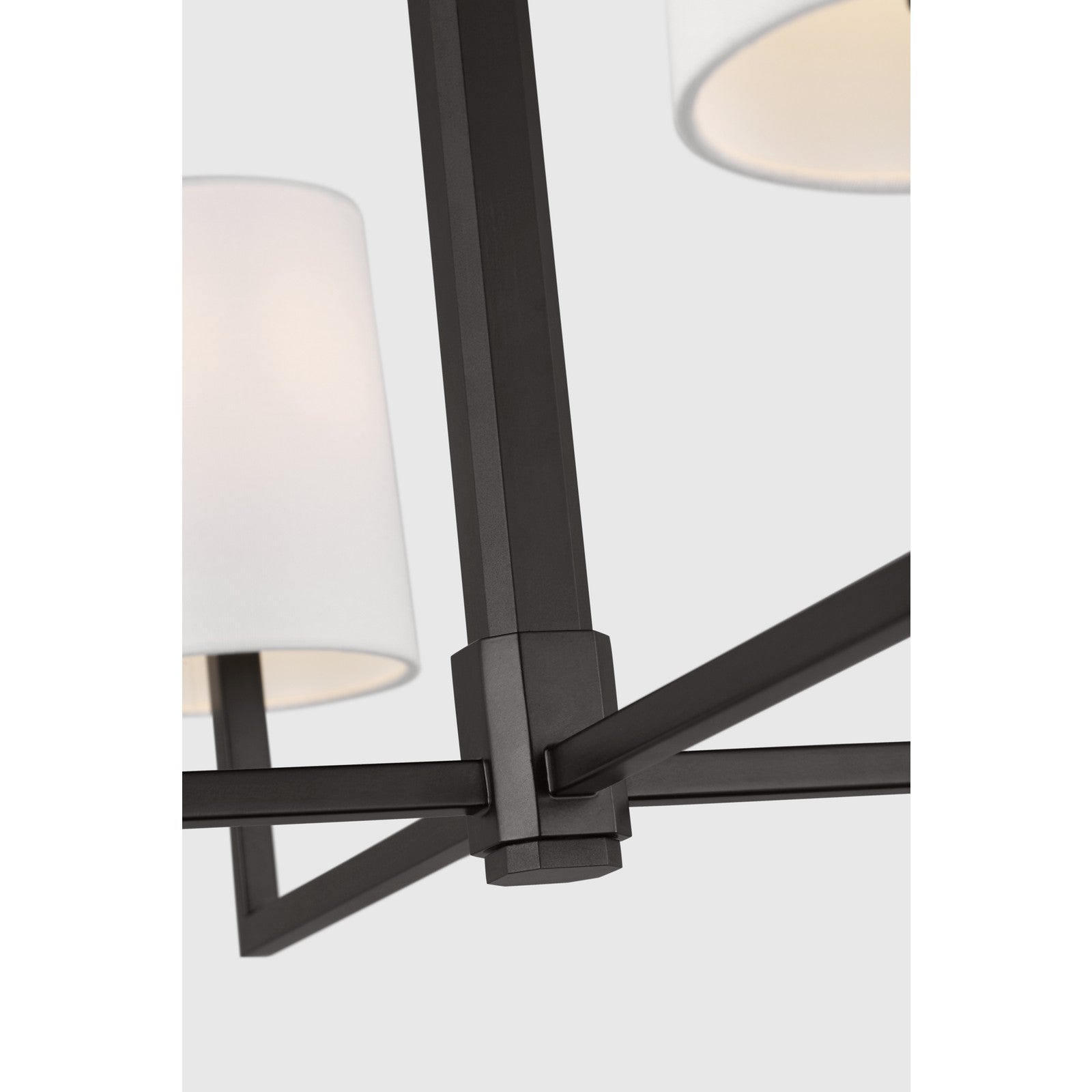 Danica Medium Chandelier Aged Iron - Visual Comfort Ceiling Lights