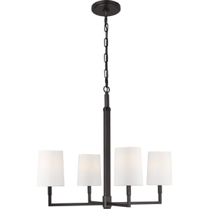 Danica Medium Chandelier Aged Iron - Visual Comfort Ceiling Lights