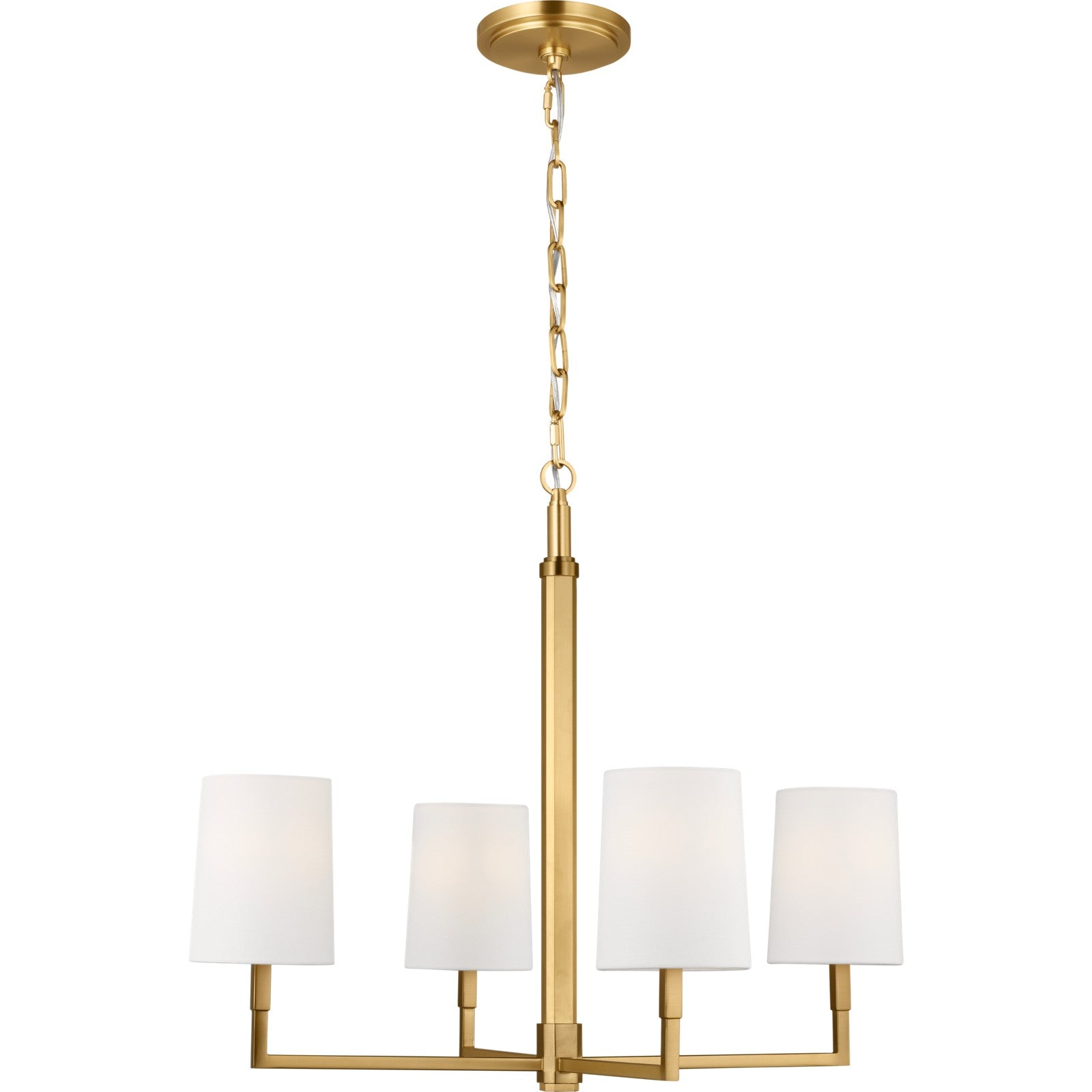 Danica Medium Chandelier Aged Iron - Visual Comfort Ceiling Lights
