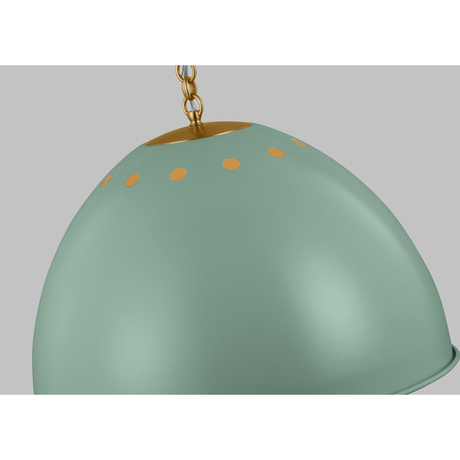 Robbie Large Pendant Burnished Brass - Visual Comfort Ceiling Lights