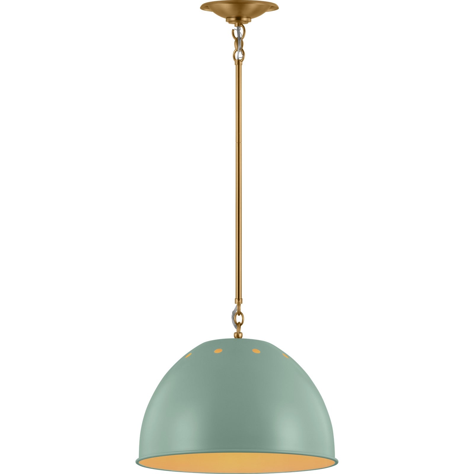Robbie Large Pendant Burnished Brass - Visual Comfort Ceiling Lights