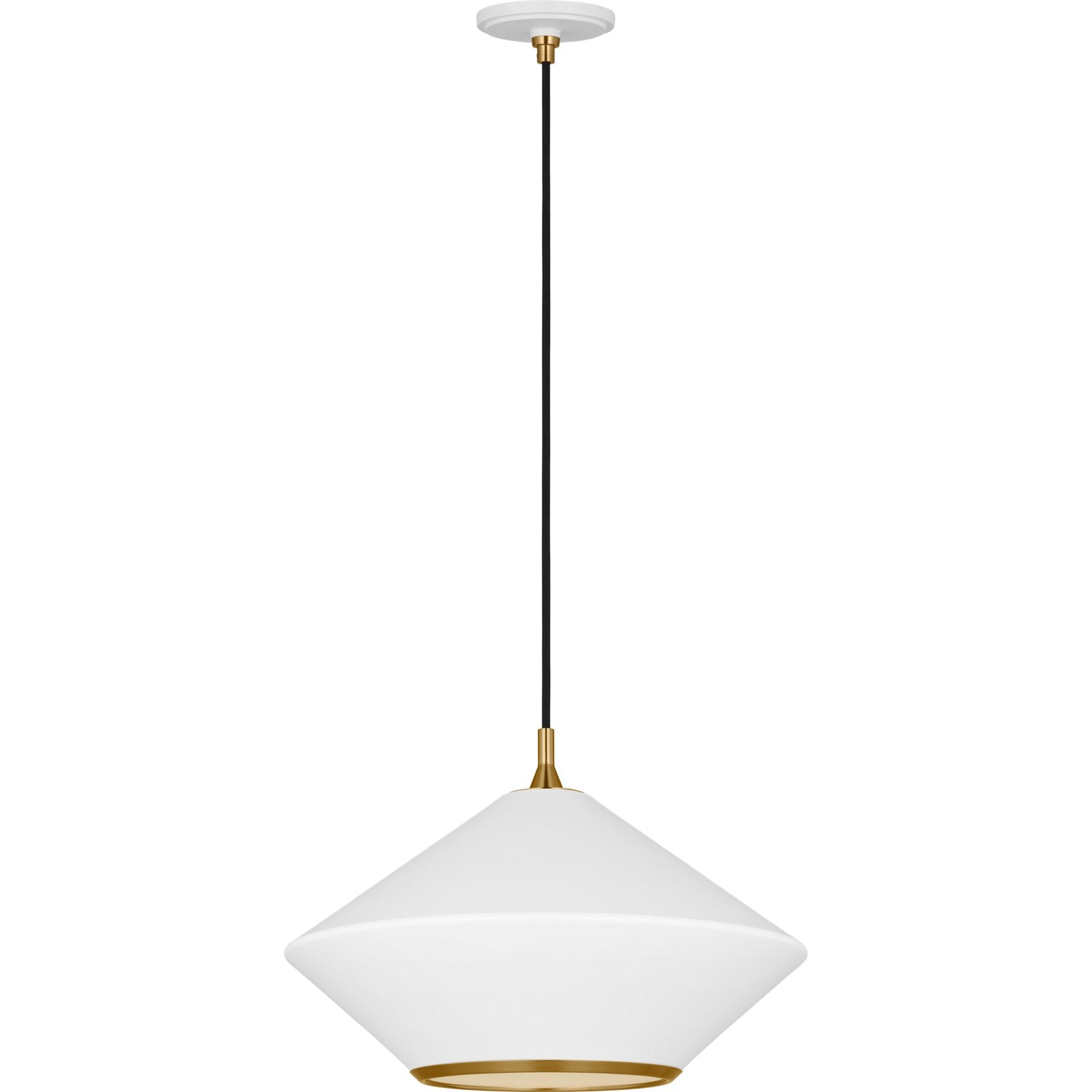 Stanza Extra Large Pendant Matte White - Visual Comfort Ceiling Lights