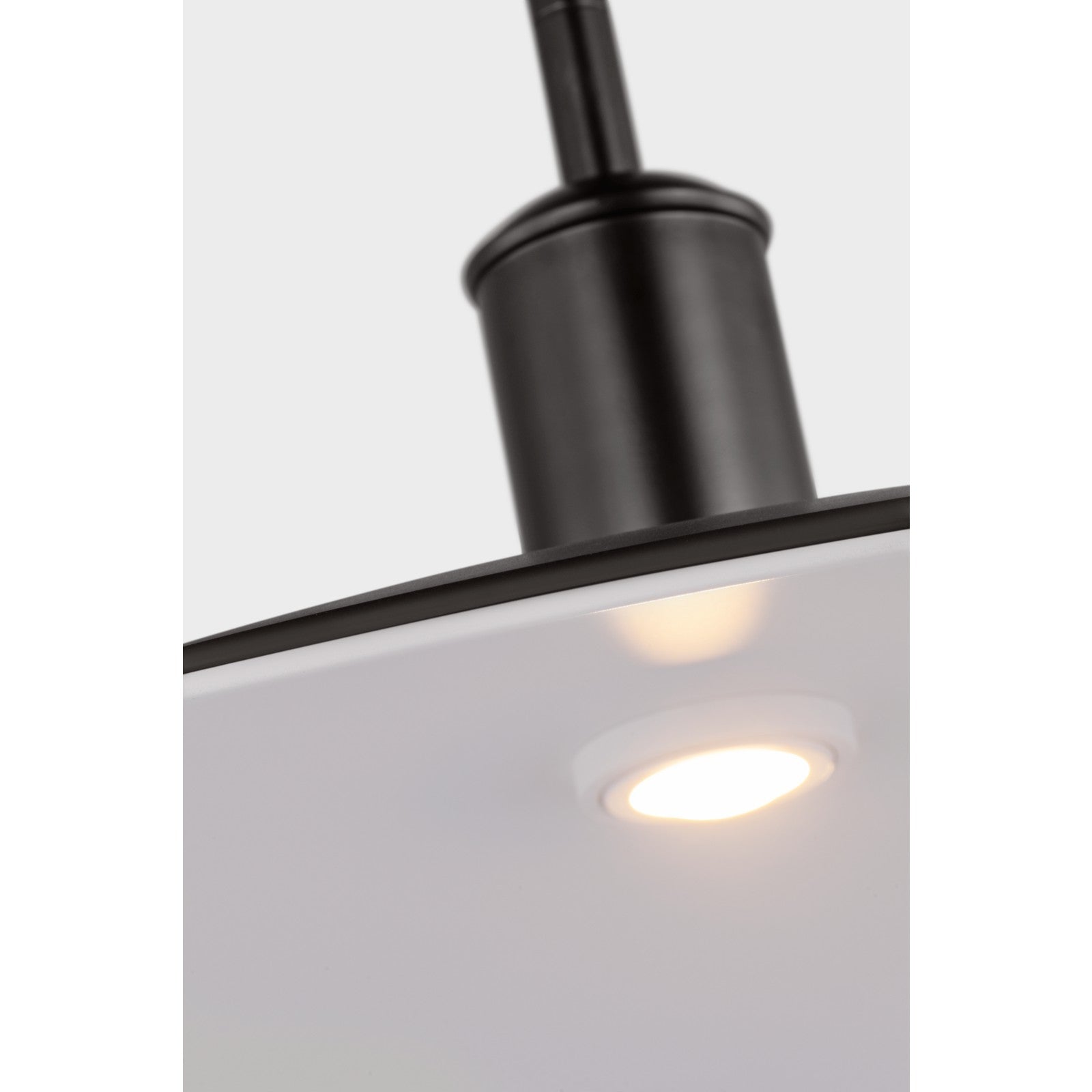 Dash Medium Pendant Aged Iron Bulbs Inc - Visual Comfort Ceiling Lights