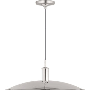 Dash Medium Pendant Aged Iron Bulbs Inc - Visual Comfort Ceiling Lights