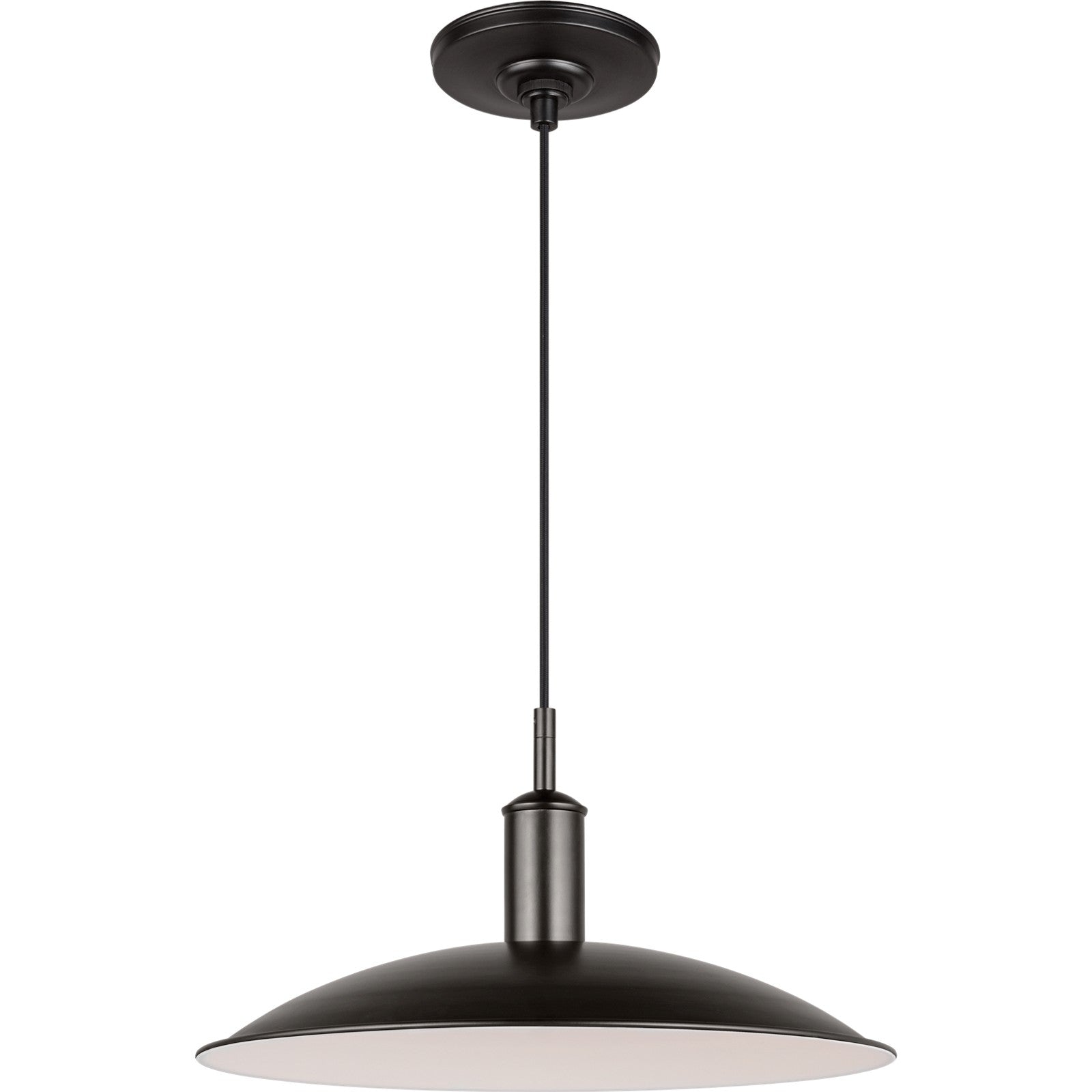 Dash Small Pendant Aged Iron Bulbs Inc - Visual Comfort Ceiling Lights