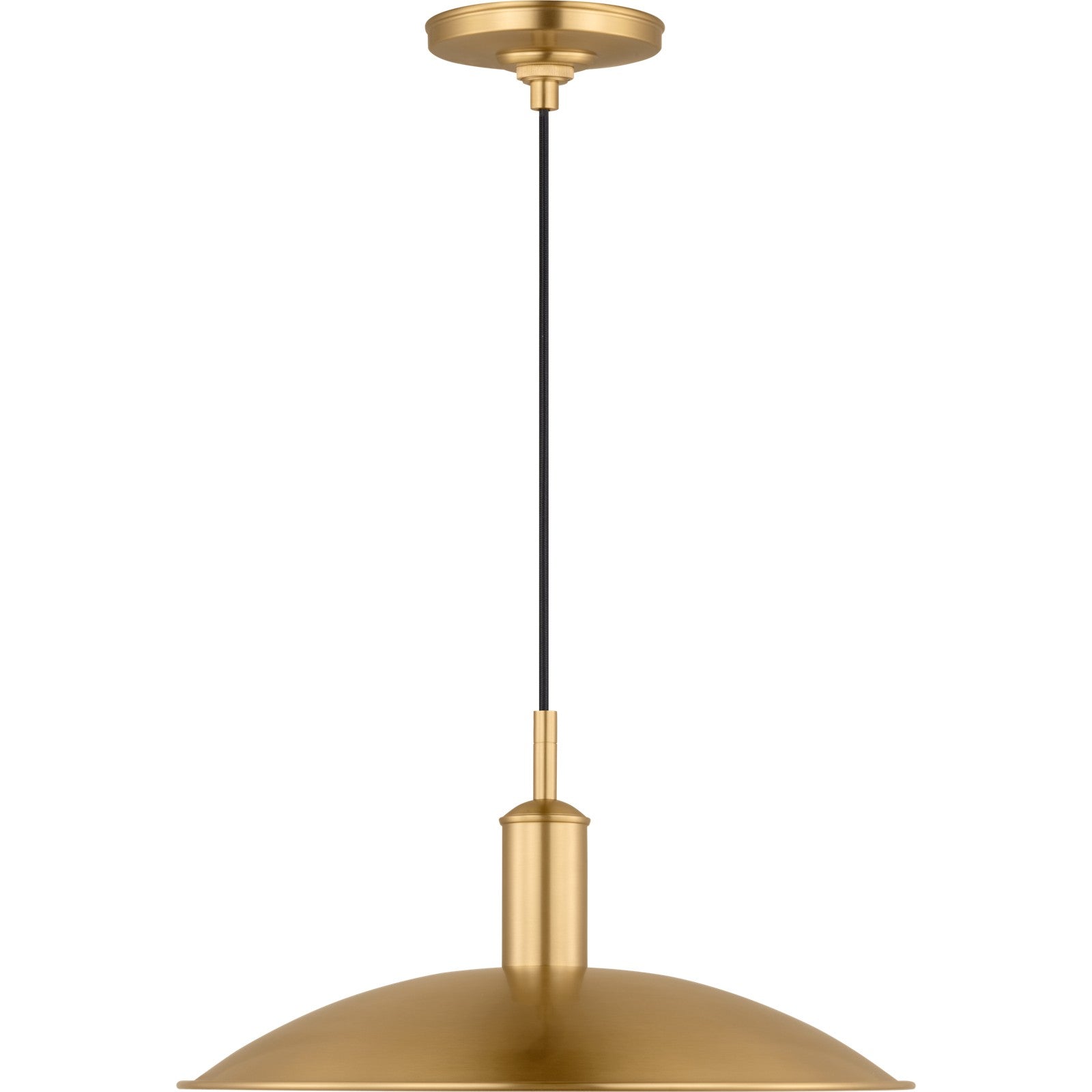 Dash Small Pendant Aged Iron Bulbs Inc - Visual Comfort Ceiling Lights