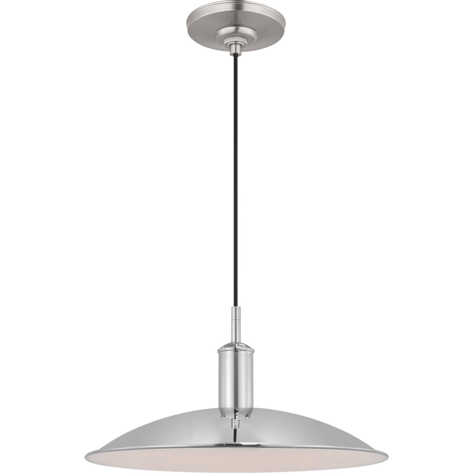 Dash Small Pendant Aged Iron Bulbs Inc - Visual Comfort Ceiling Lights