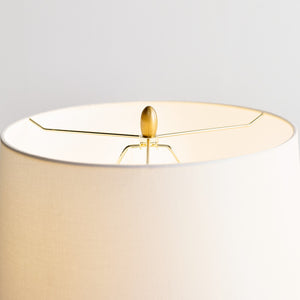 Selena Medium Table Lamp Mix Blue Brown - Visual Comfort Table Lamps