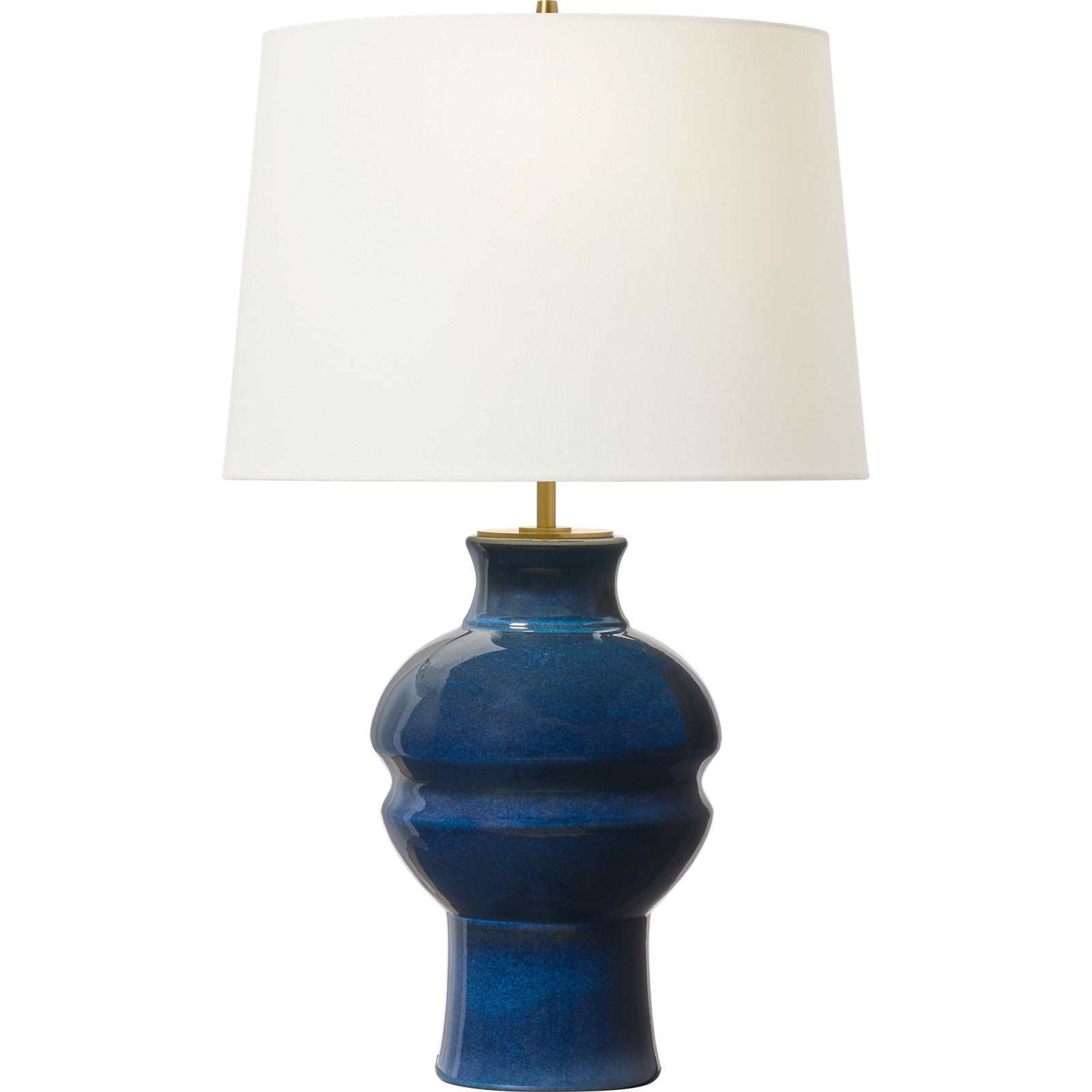 Jhoan Medium Table Lamp Mix Blue Brown - Visual Comfort Table Lamps
