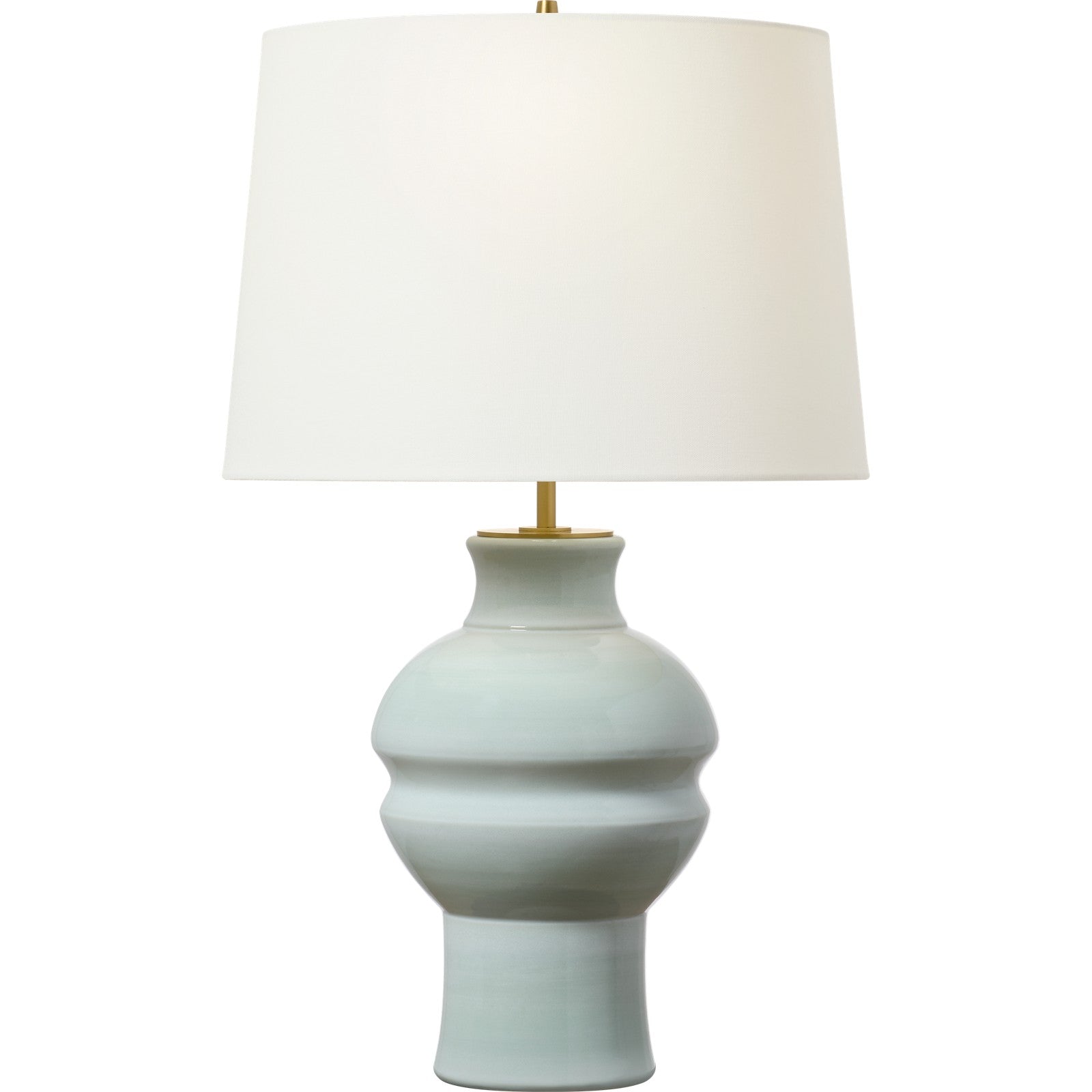 Jhoan Medium Table Lamp Mix Blue Brown - Visual Comfort Table Lamps