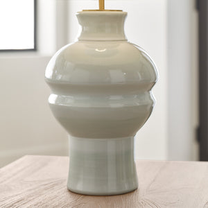 Jhoan Medium Table Lamp Mix Blue Brown - Visual Comfort Table Lamps