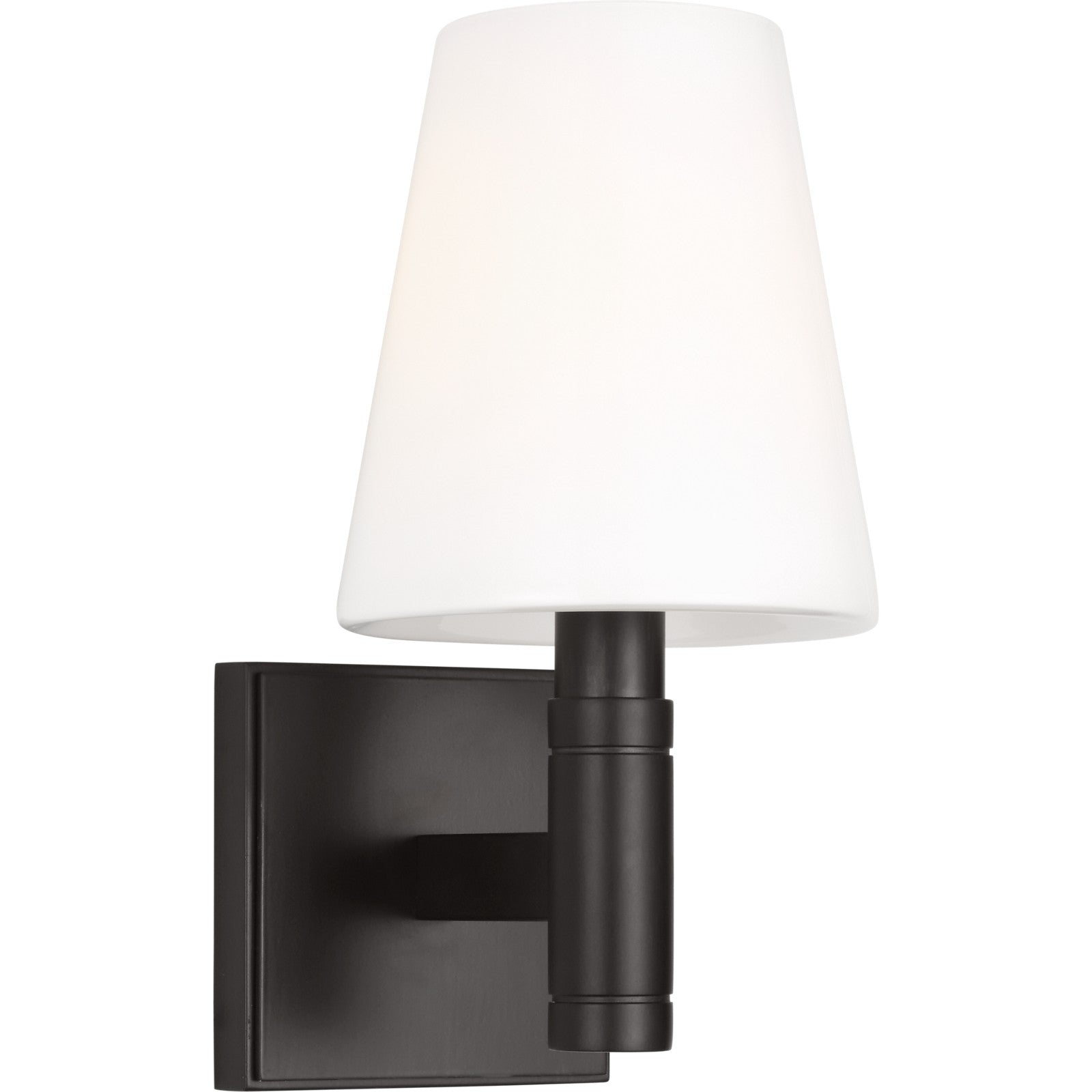 Beckham Classic Square Sconce in Polished Nickel - Visual Comfort Wall Lights