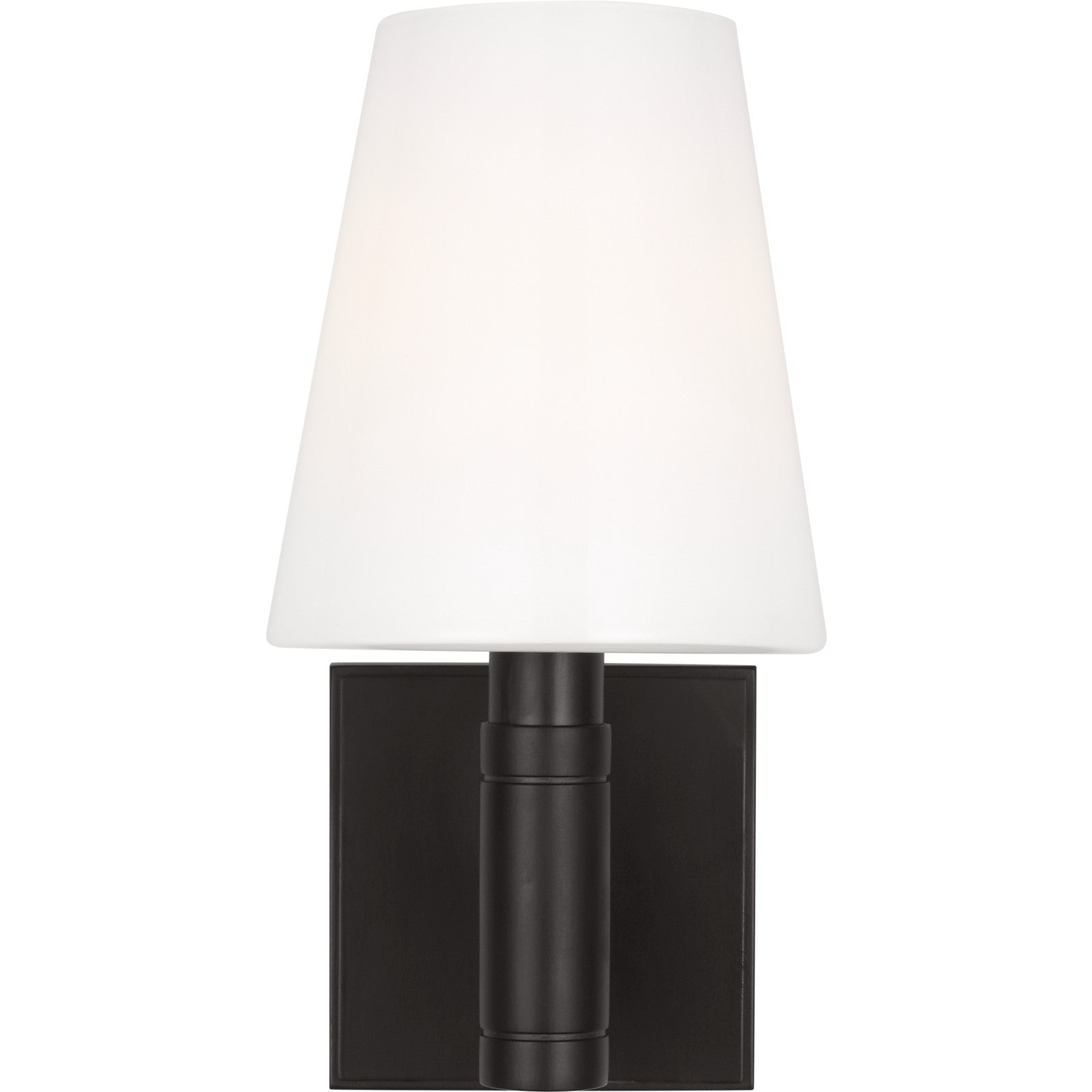 Beckham Classic Square Sconce in Polished Nickel - Visual Comfort Wall Lights