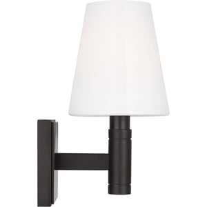 Beckham Classic Square Sconce in Polished Nickel - Visual Comfort Wall Lights