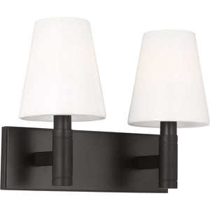 Beckham Classic Vanity in Polished Nickel - Visual Comfort Wall Lights