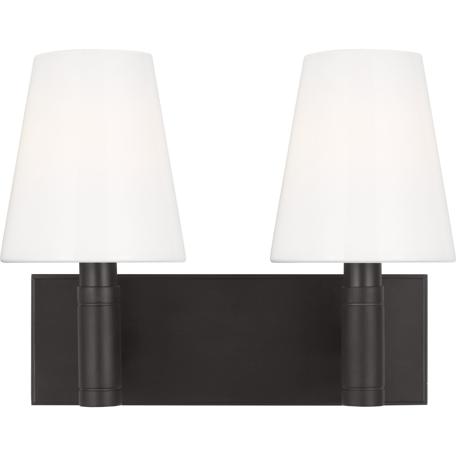 Beckham Classic Vanity in Polished Nickel - Visual Comfort Wall Lights