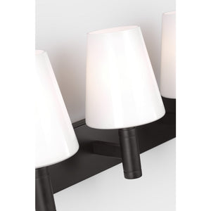 Beckham Classic 4 - Light Vanity in Polished Nickel - Visual Comfort Wall Lights