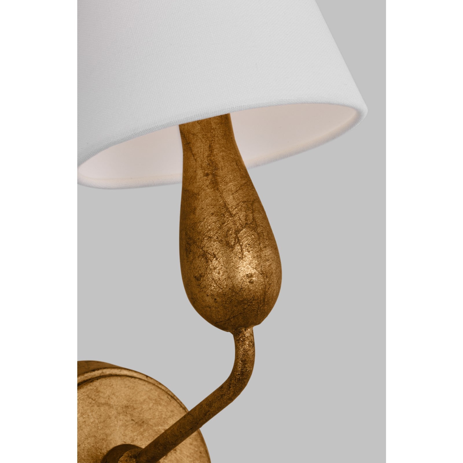 Ziba Small Sconce Aged Iron - Visual Comfort Wall Lights