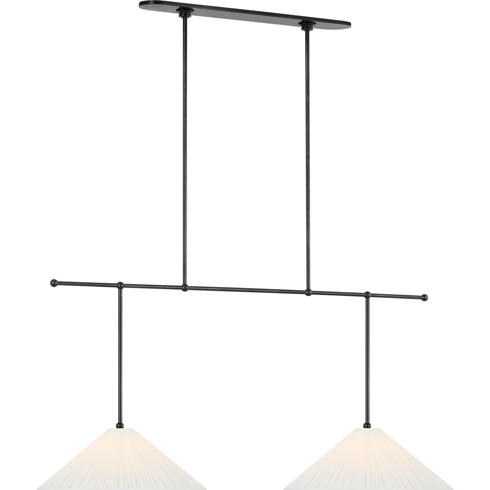 Soren 54" Extended Drop Linear Chandelier - Visual Comfort Ceiling Lights