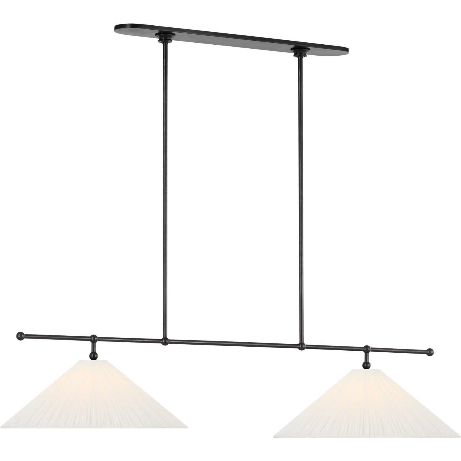 Soren 54" Linear Chandelier - Visual Comfort Ceiling Lights