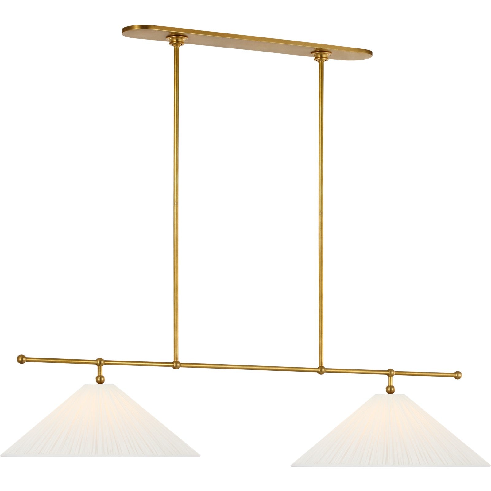 Soren 54" Linear Chandelier - Visual Comfort Ceiling Lights
