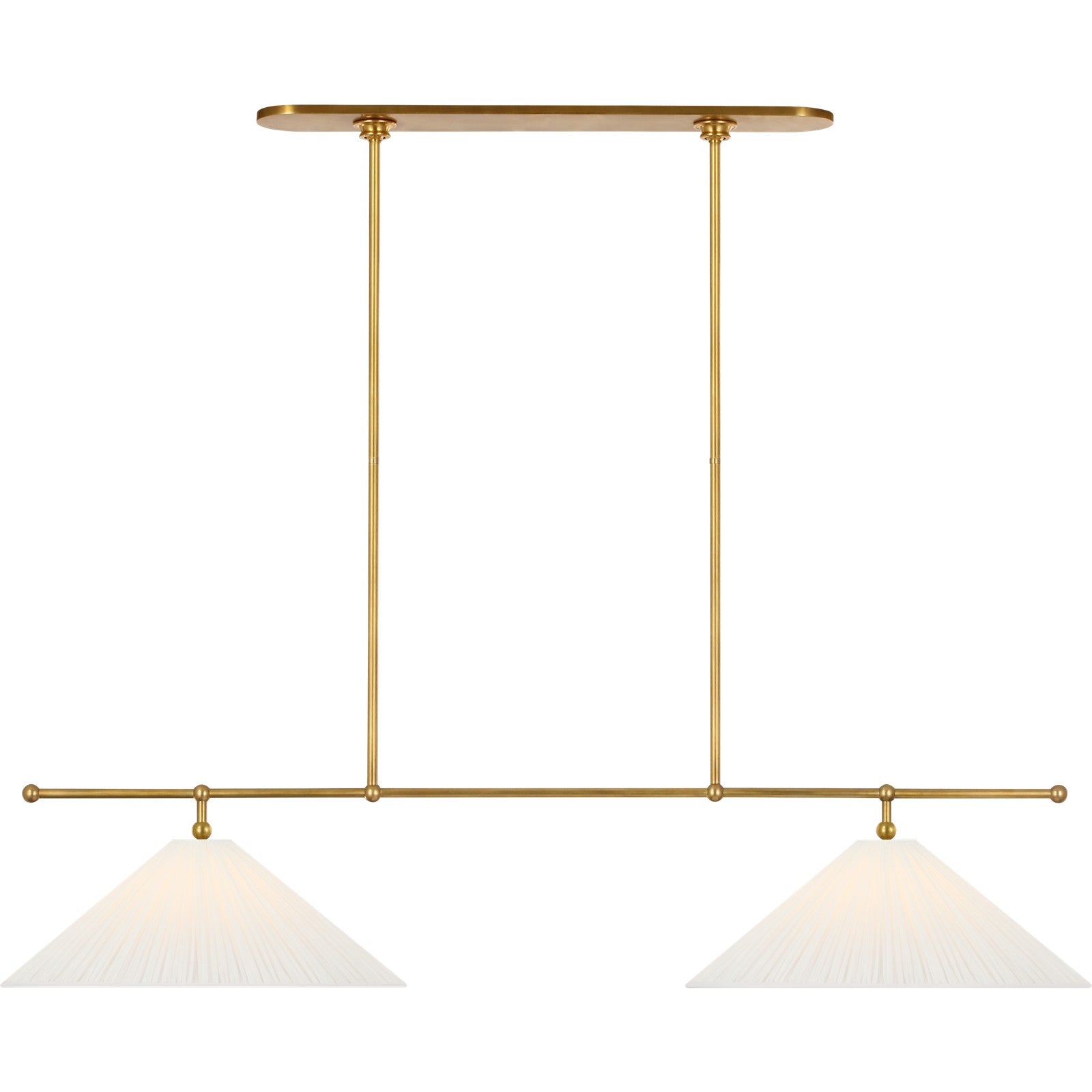 Soren 54" Linear Chandelier - Visual Comfort Ceiling Lights
