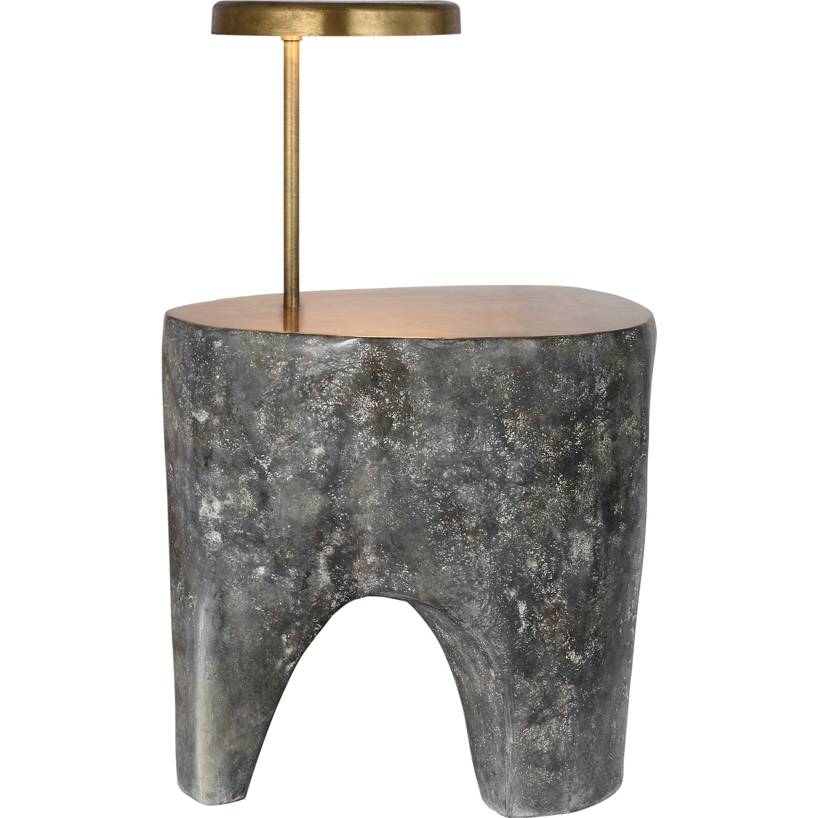 Lega 36" Sculpted Side Table Reading Floor Lamp - Visual Comfort Floor Lamps
