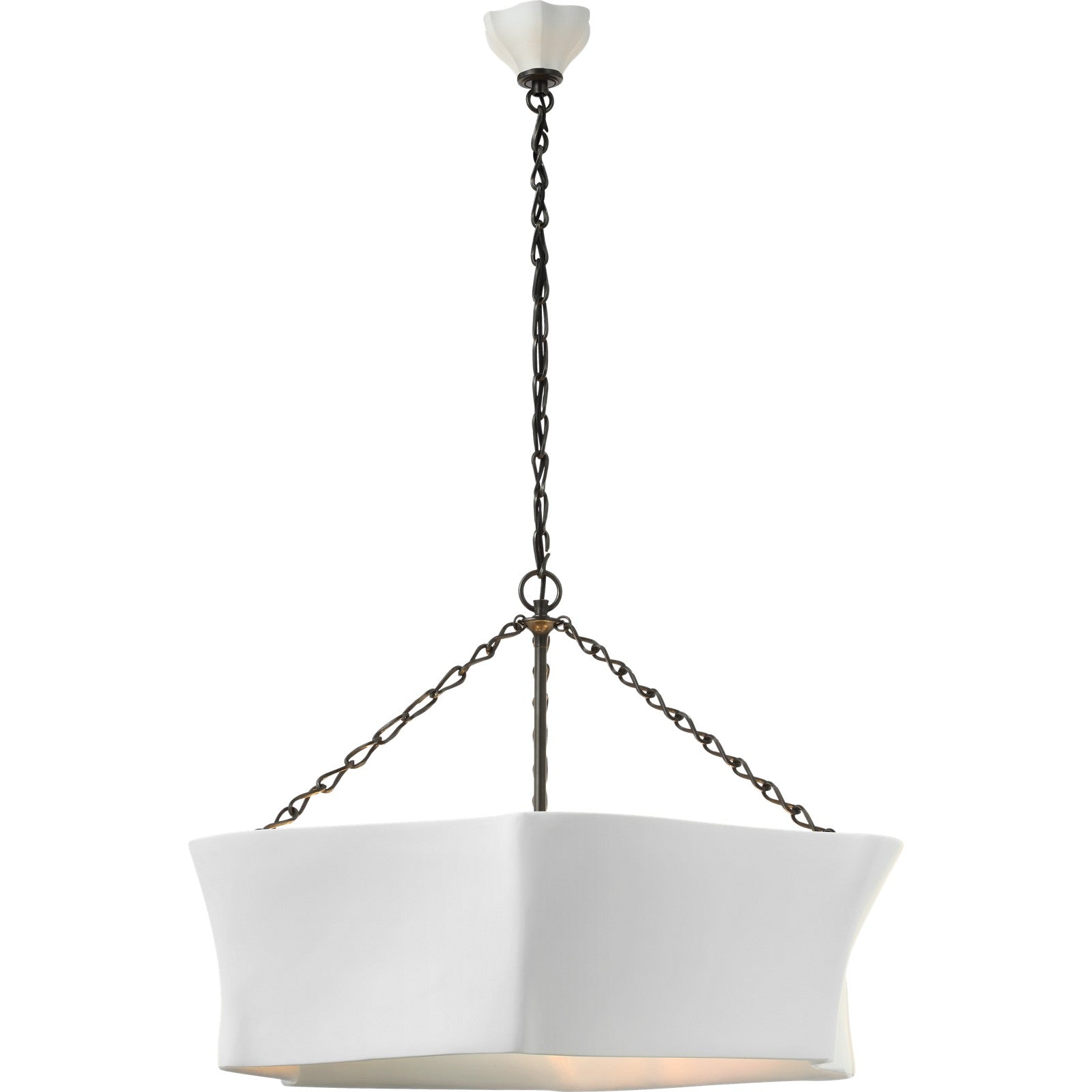 Ayers 31" Sculptural Chandelier - AERIN Ceiling Lights