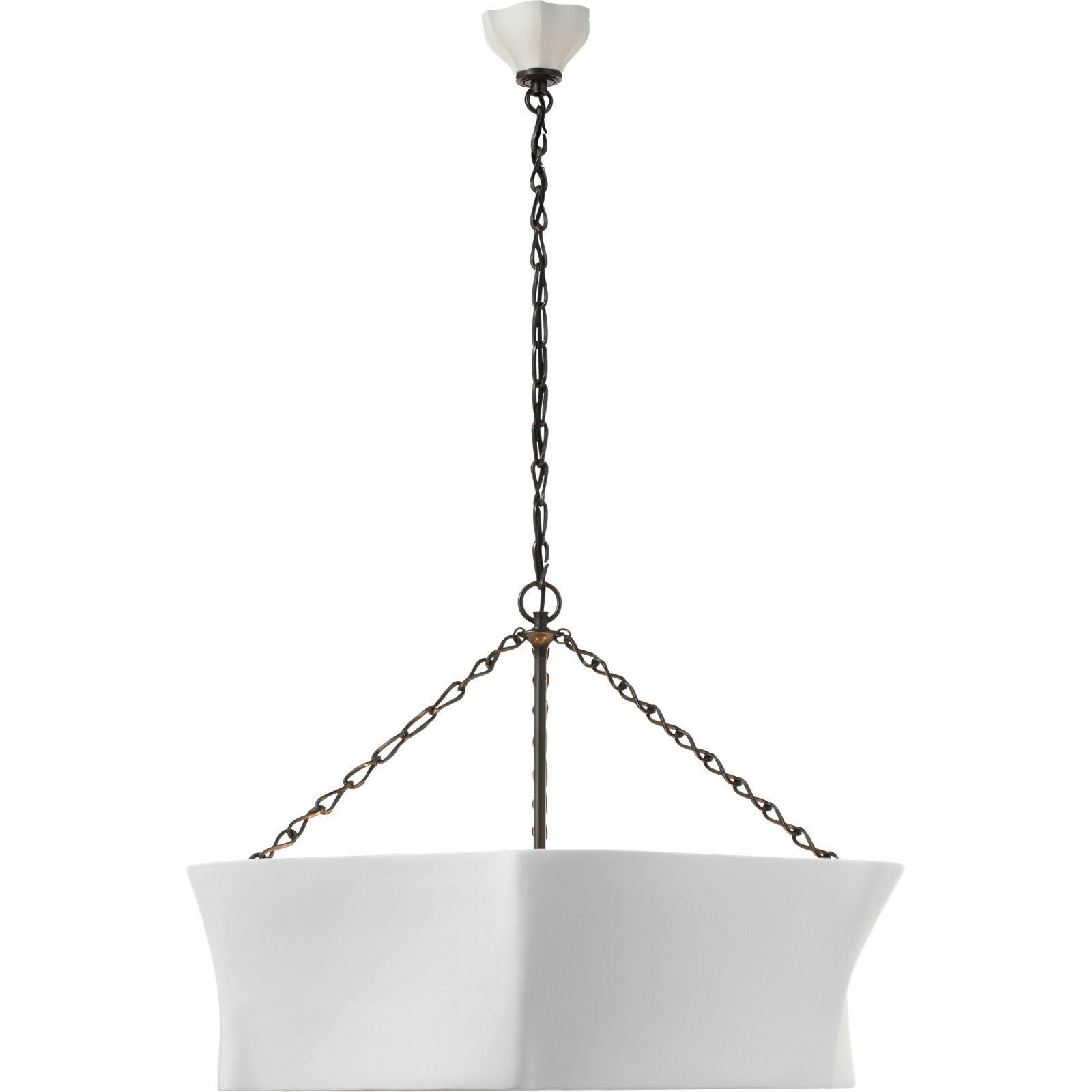 Ayers 31" Sculptural Chandelier - AERIN Ceiling Lights
