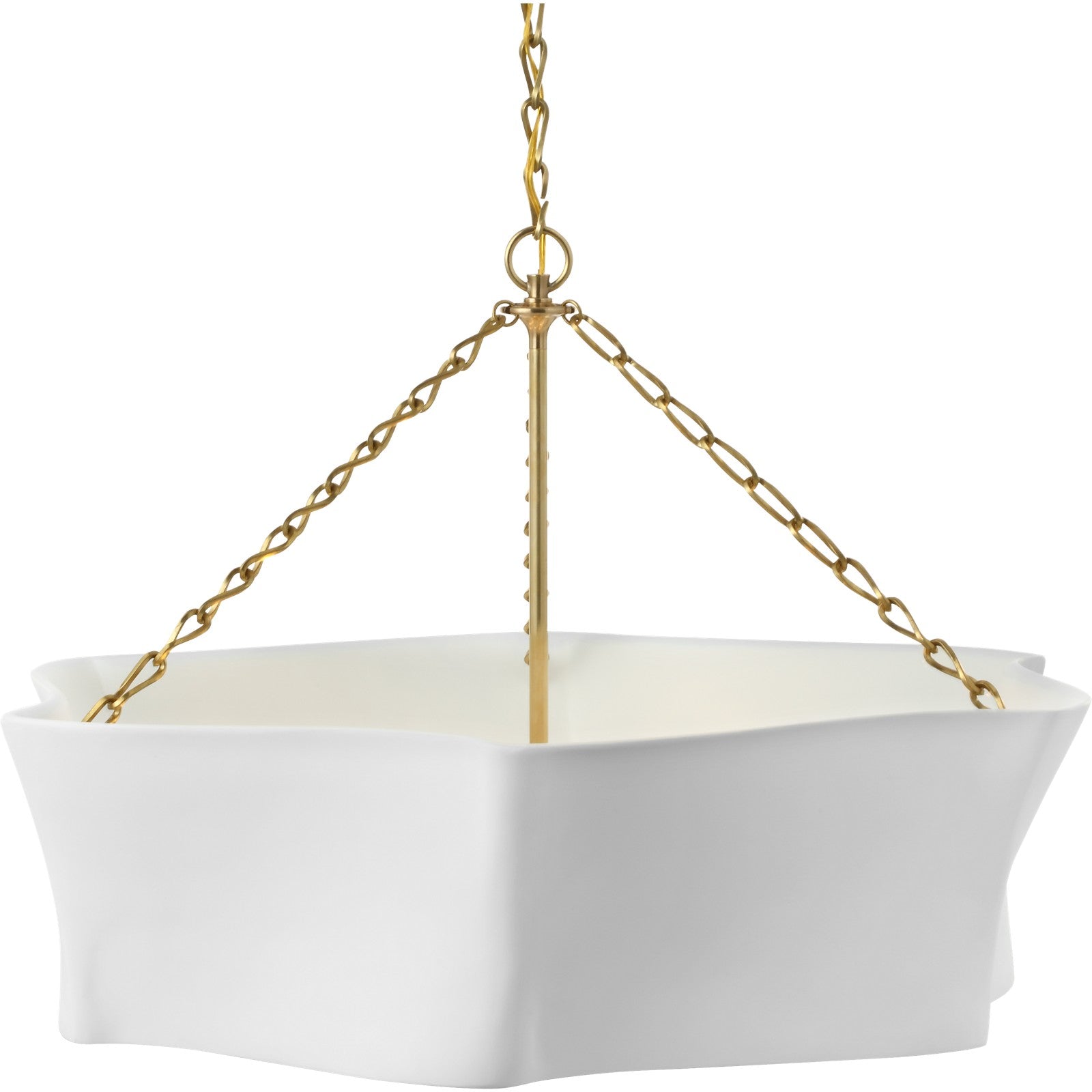 Ayers 31" Sculptural Chandelier - AERIN Ceiling Lights