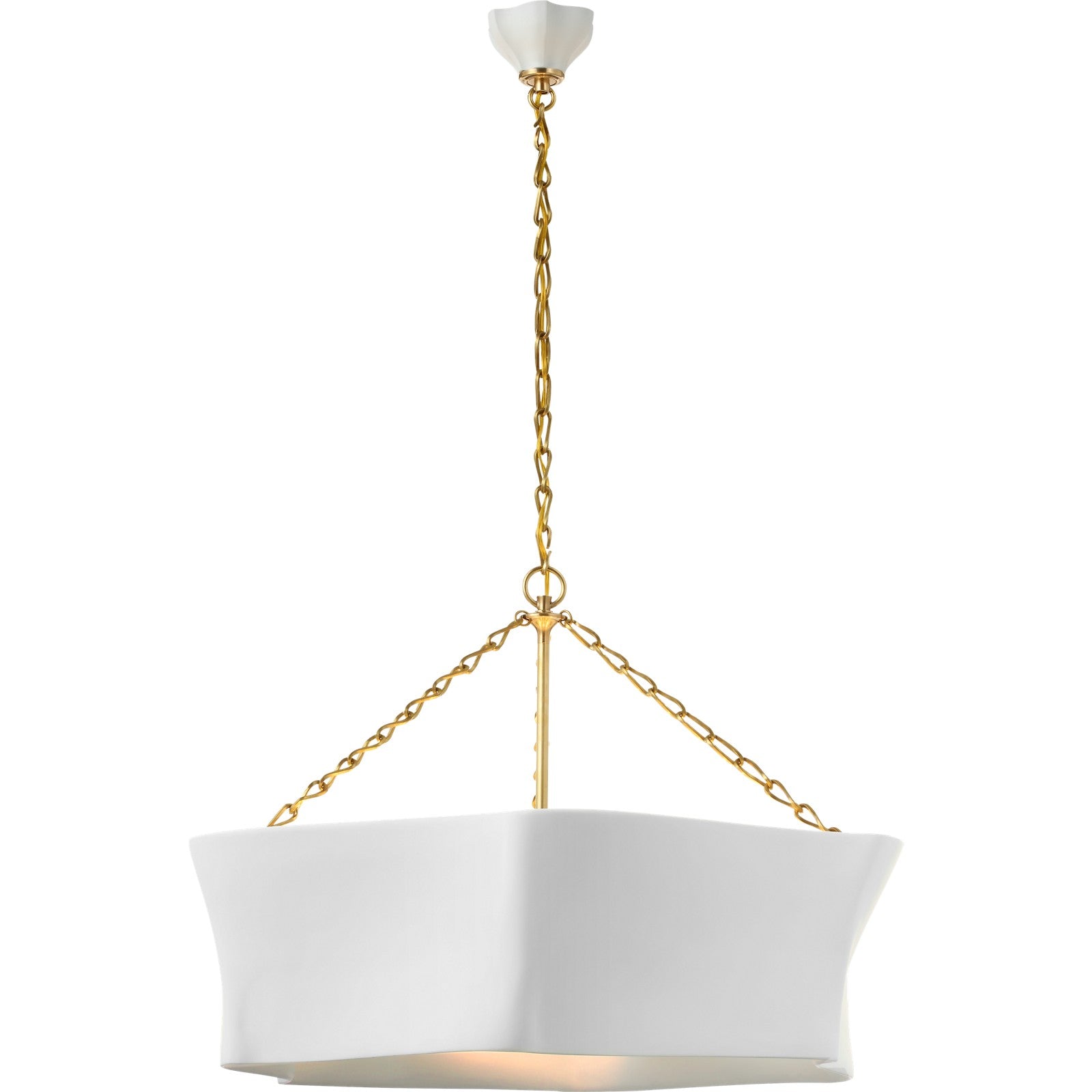 Ayers 31" Sculptural Chandelier - AERIN Ceiling Lights
