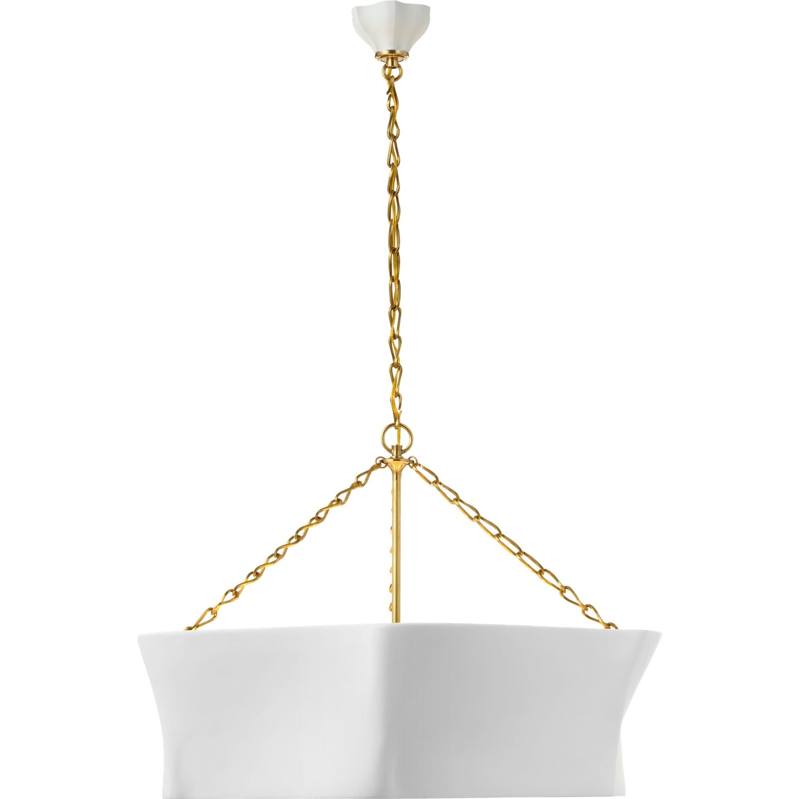Ayers 31" Sculptural Chandelier - AERIN Ceiling Lights