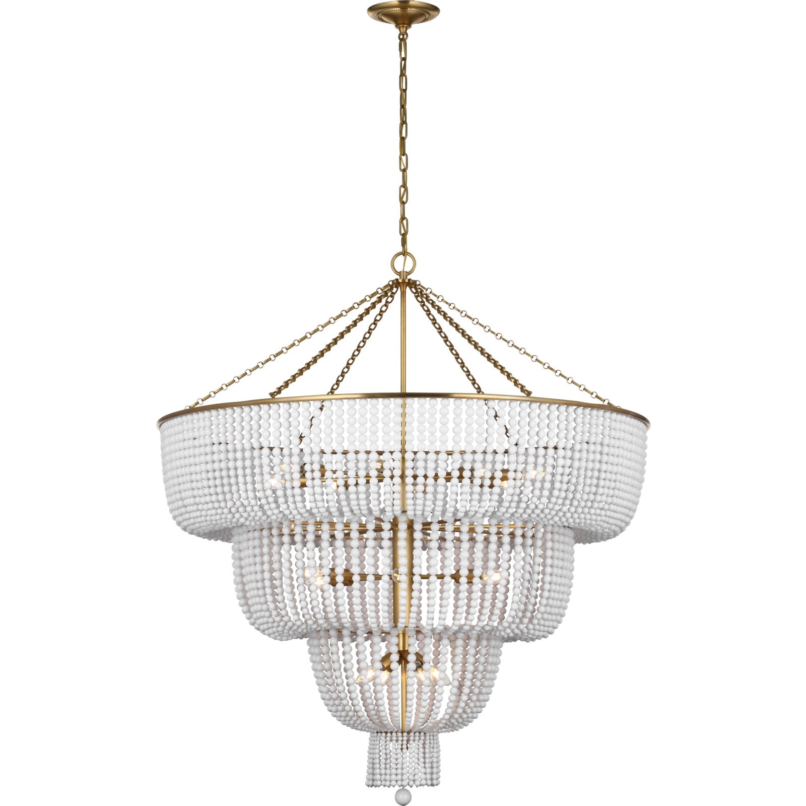 Jacqueline 46" Basket Chandelier - AERIN Ceiling Lights