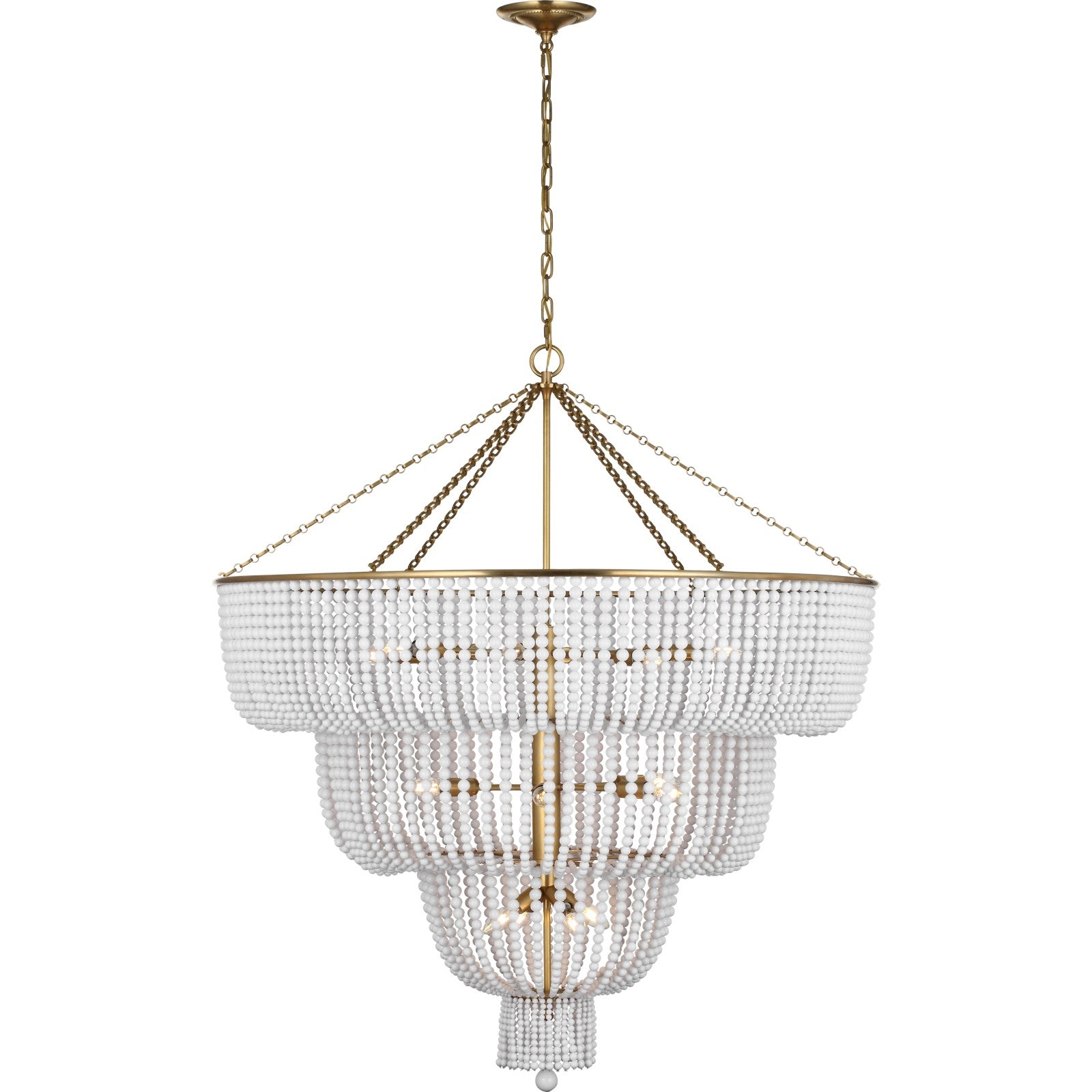 Jacqueline 46" Basket Chandelier - AERIN Ceiling Lights