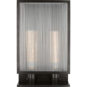 York 16" Double Box Sconce - Visual Comfort Wall Lights