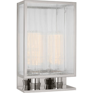 York 16" Double Box Sconce - Visual Comfort Wall Lights