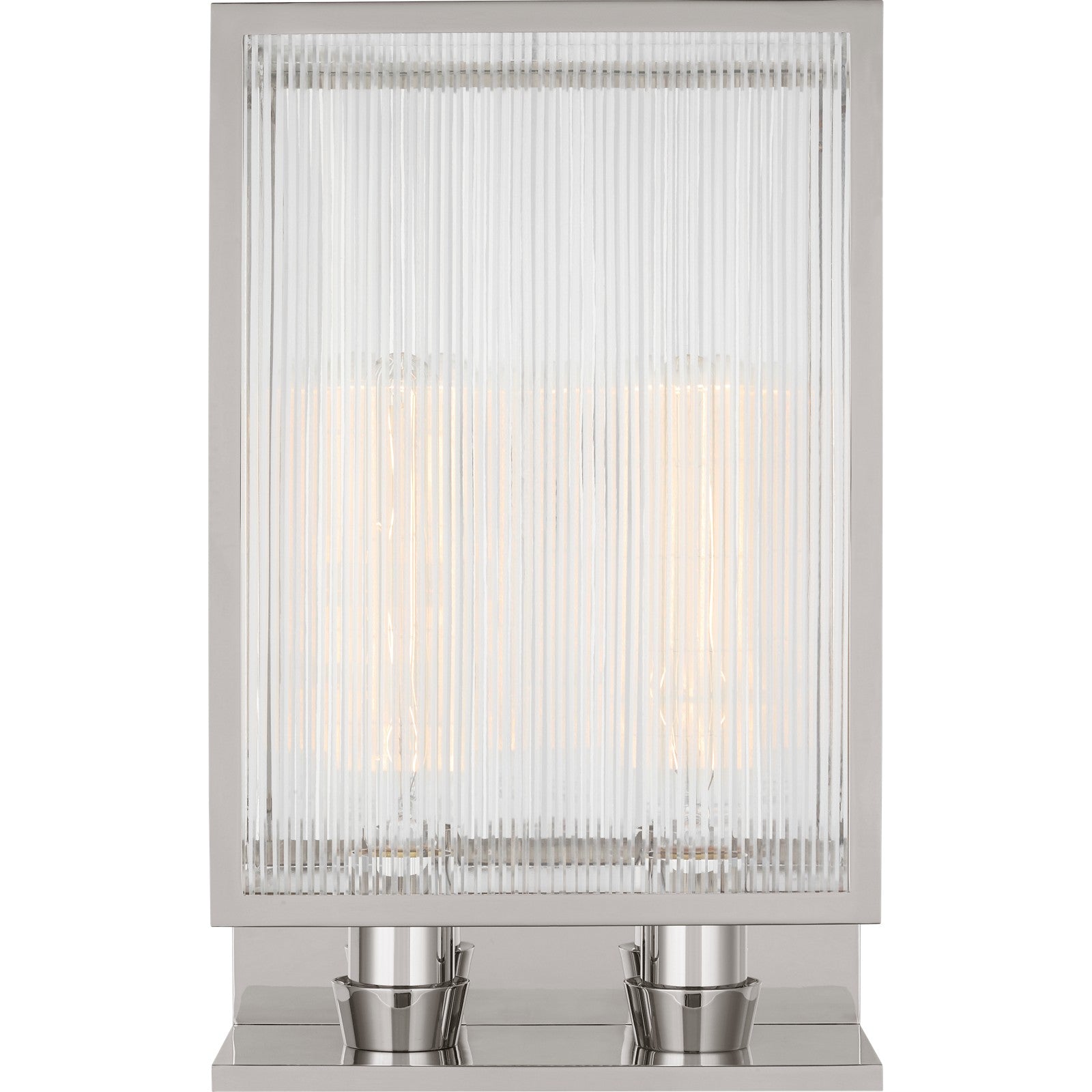 York 16" Double Box Sconce - Visual Comfort Wall Lights