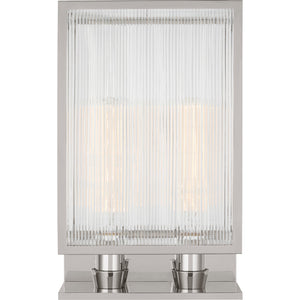 York 16" Double Box Sconce - Visual Comfort Wall Lights