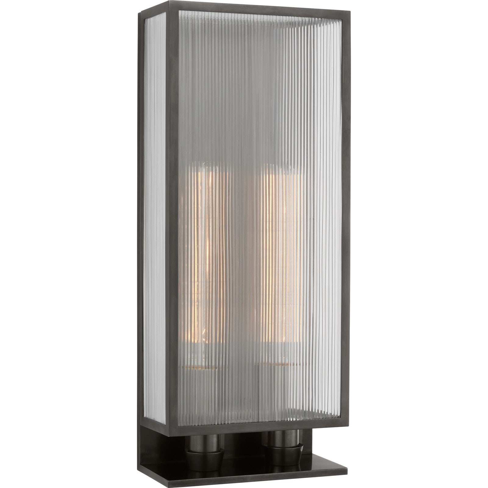 York 24" Double Box Sconce - Visual Comfort Wall Lights