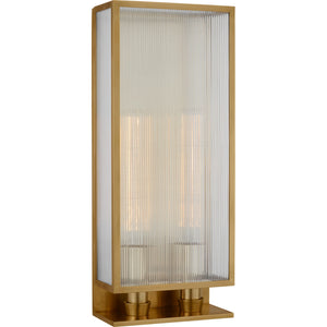 York 24" Double Box Sconce - Visual Comfort Wall Lights