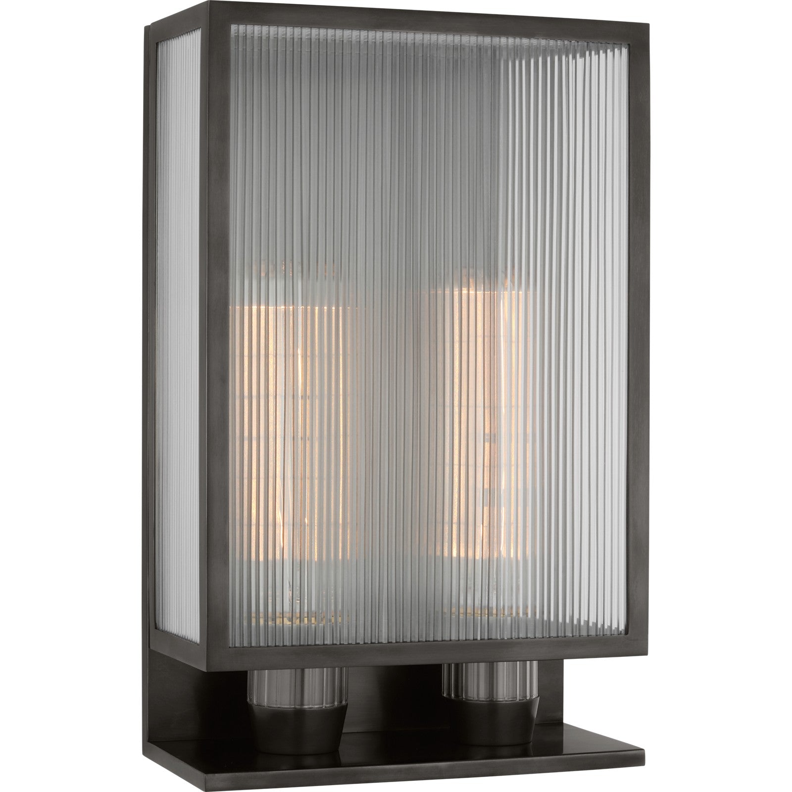 York 16" Double Box Outdoor Sconce - Visual Comfort Outdoor Lighting