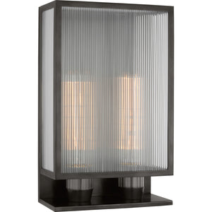 York 16" Double Box Outdoor Sconce - Visual Comfort Outdoor Lighting