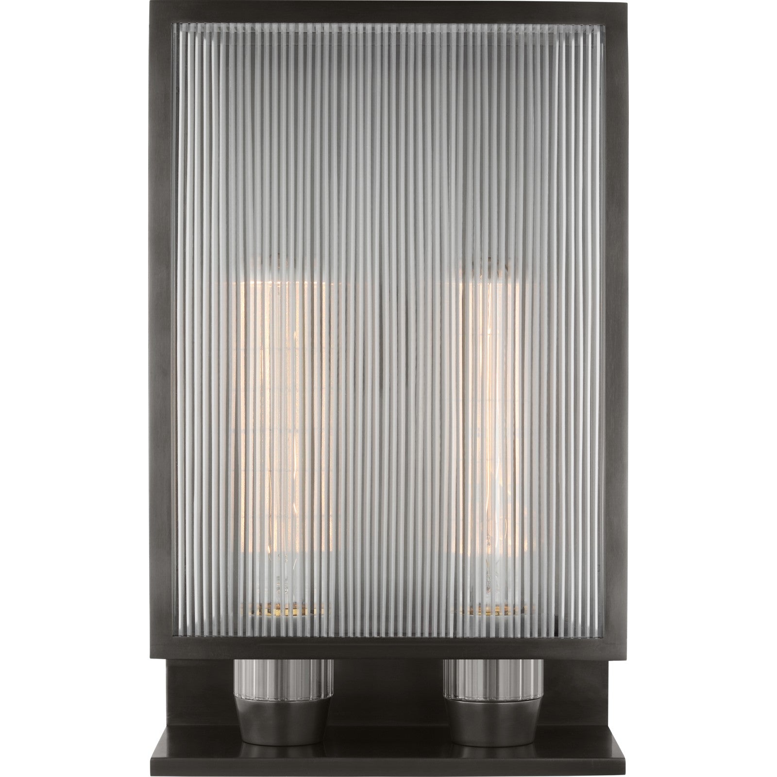 York 16" Double Box Outdoor Sconce - Visual Comfort Outdoor Lighting