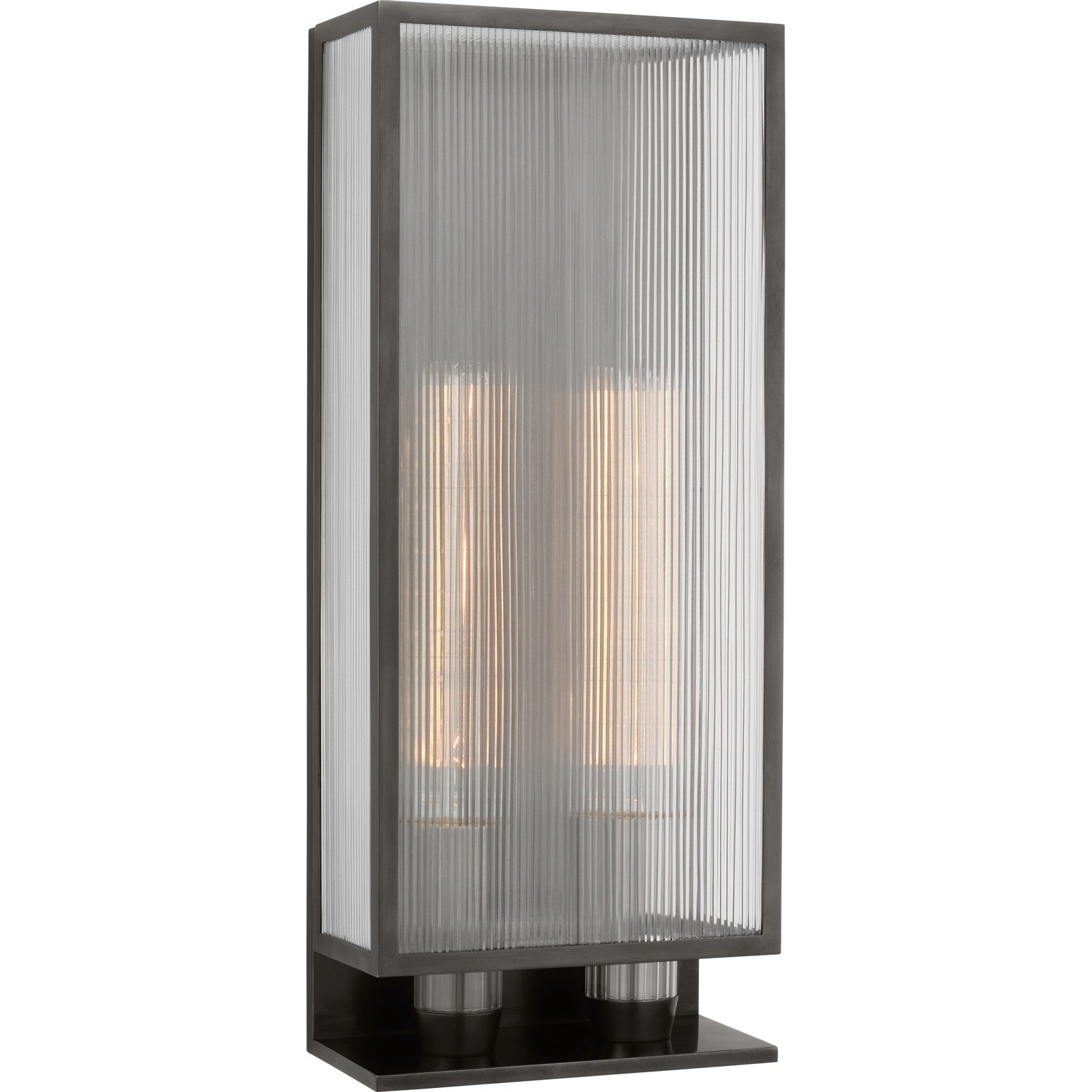 York 24" Double Box Outdoor Sconce - Visual Comfort Outdoor Lighting