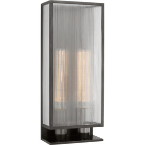 York 24" Double Box Outdoor Sconce - Visual Comfort Outdoor Lighting